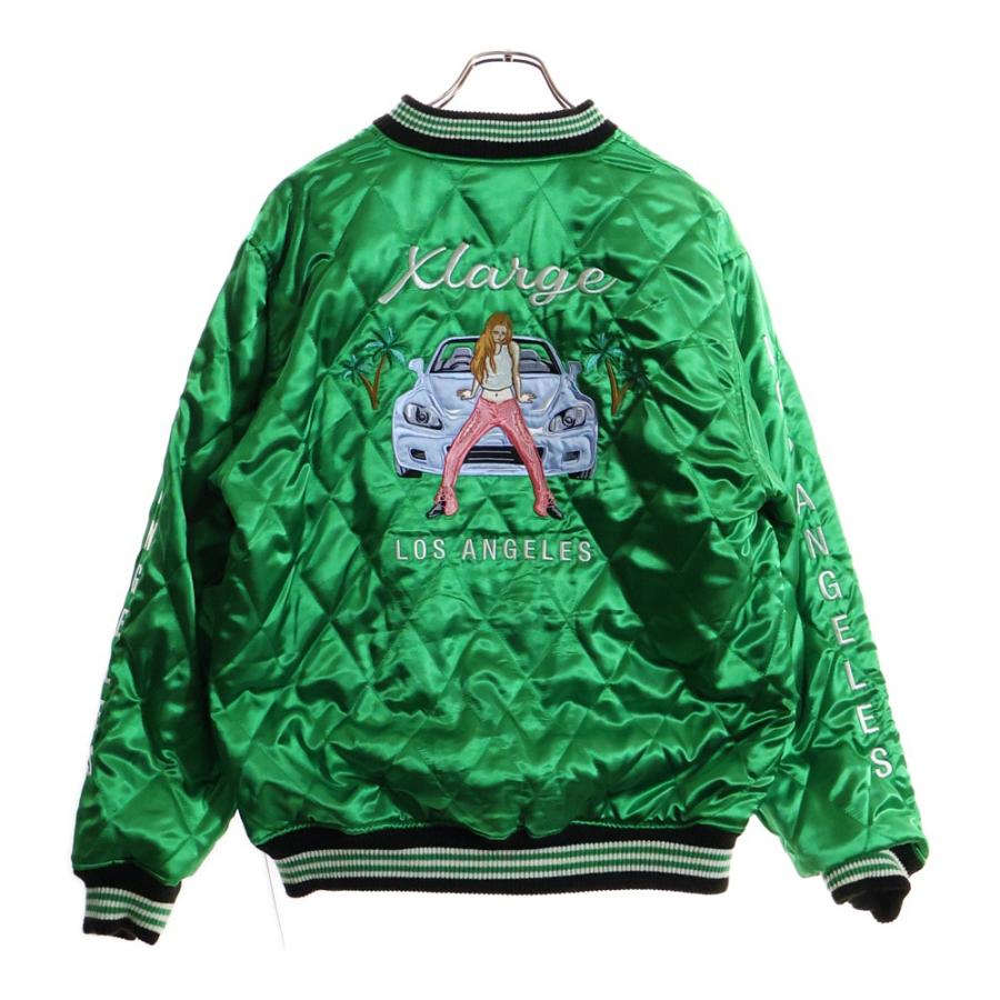 エクストララージ REVERSIBLE FLAG GAL SOUVENIR JACKET リバーシブル