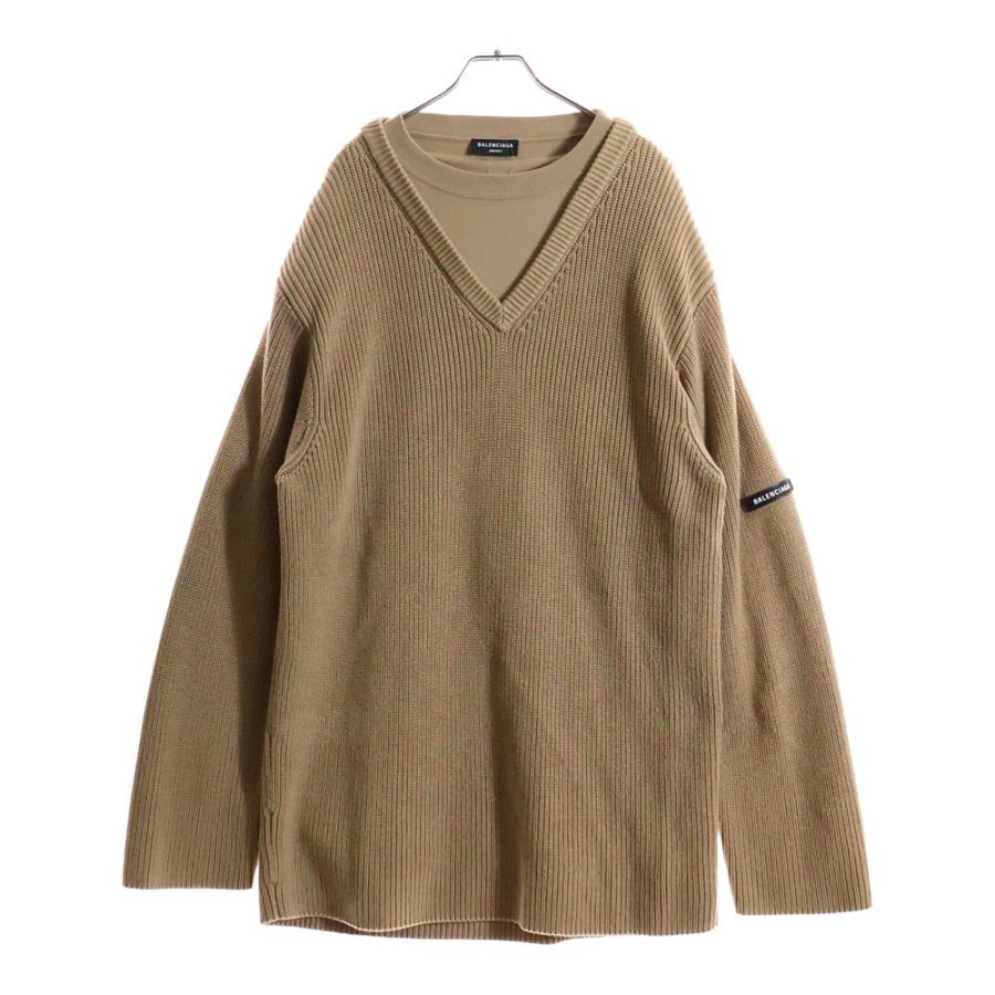 BALENCIAGA（バレンシアガ） 21AW Layered Sweater Tシャツレイヤード