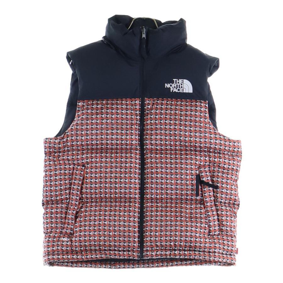 THE NORTH FACE × Supreme / 21SS/Studded Nuptse Vest/ダウンベスト/M/ナイロン/BLK/ND42102I Supreme（シュプリーム） 21SS ×THE NORTH FACE Studded Nuptse Vest