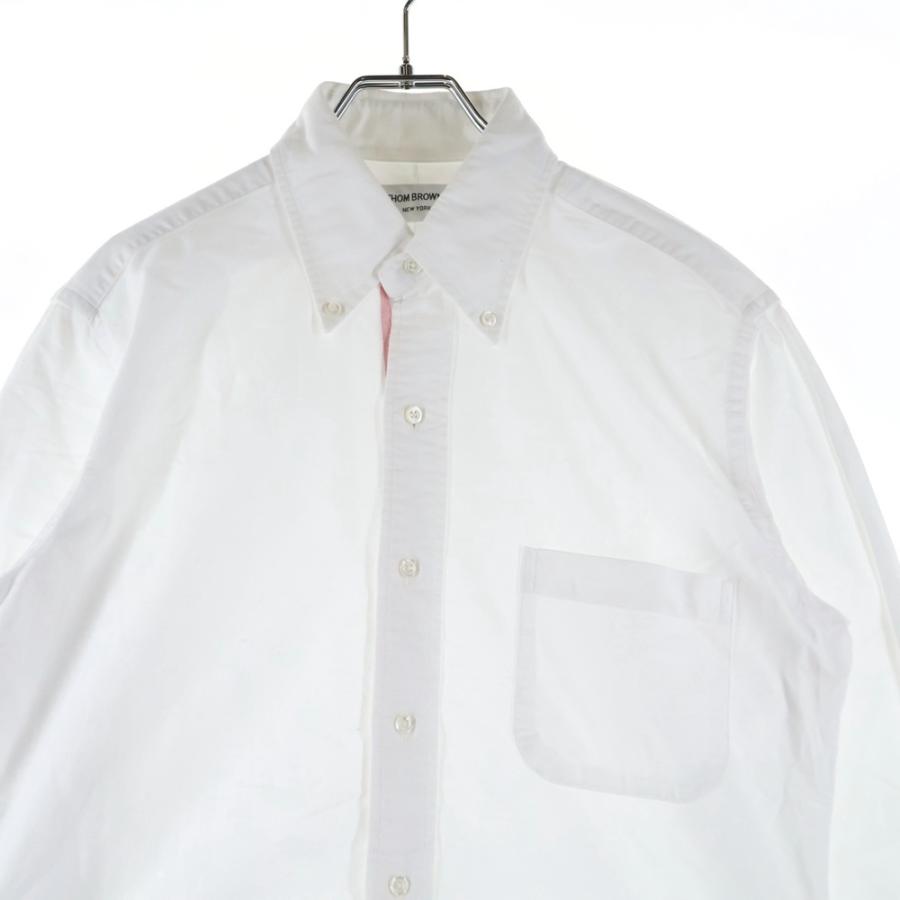THOM BROWNE（トム ブラウン） L/S SHIRT 長袖シャツ ホワイト 