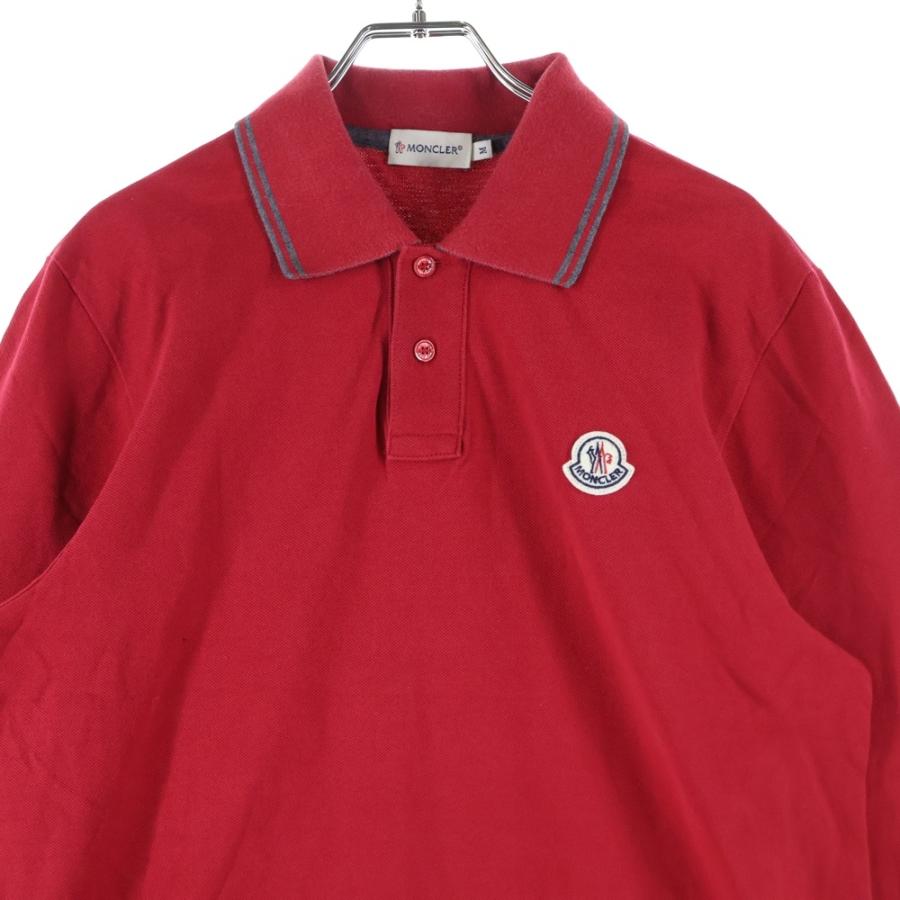 MONCLER（モンクレール） MAGLIA POLO MANICA LUNGA ロゴワッペン 長袖