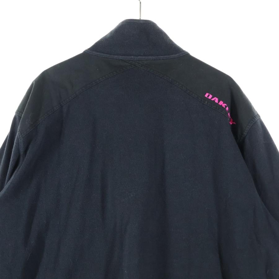 OAKLEY（オークリー） GOLF SHIRT ハーフジップ ロゴ刺繍ポロシャツ