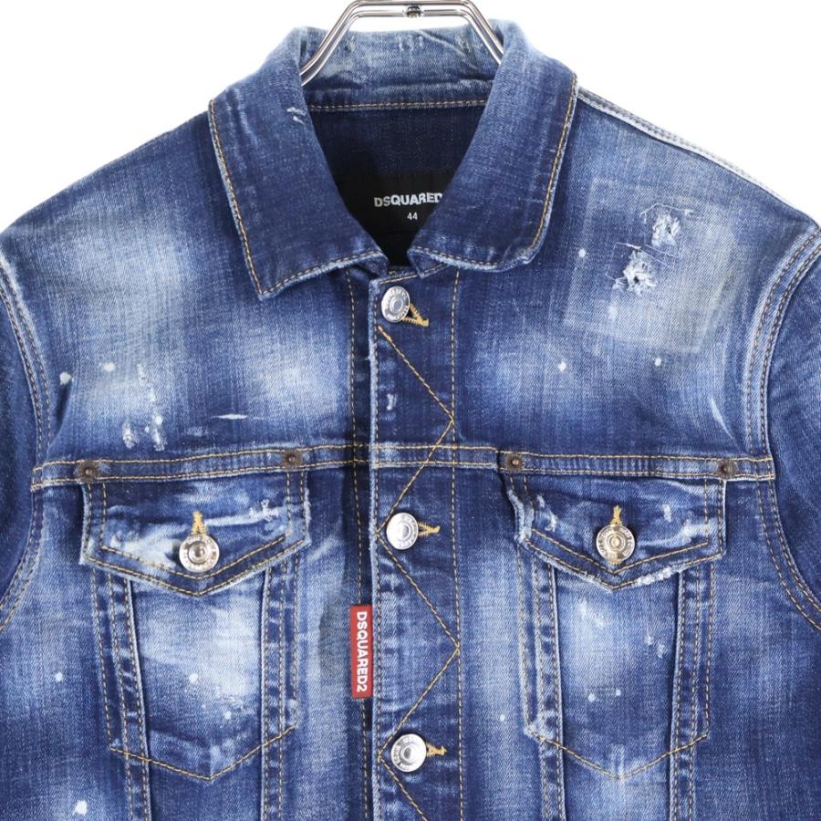 DSQUARED2（ディースクエアード） 22AW Icon Dan Jean Jacket ダメージ