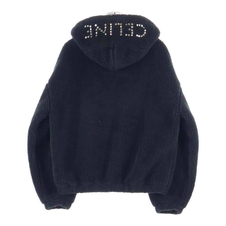 CELINE（セリーヌ） Boa Fleece Hoodie スタッズ トリオンフ ジップ