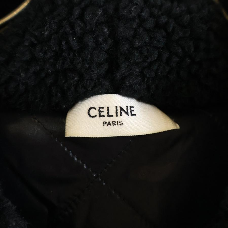 CELINE（セリーヌ） Boa Fleece Hoodie スタッズ トリオンフ ジップ