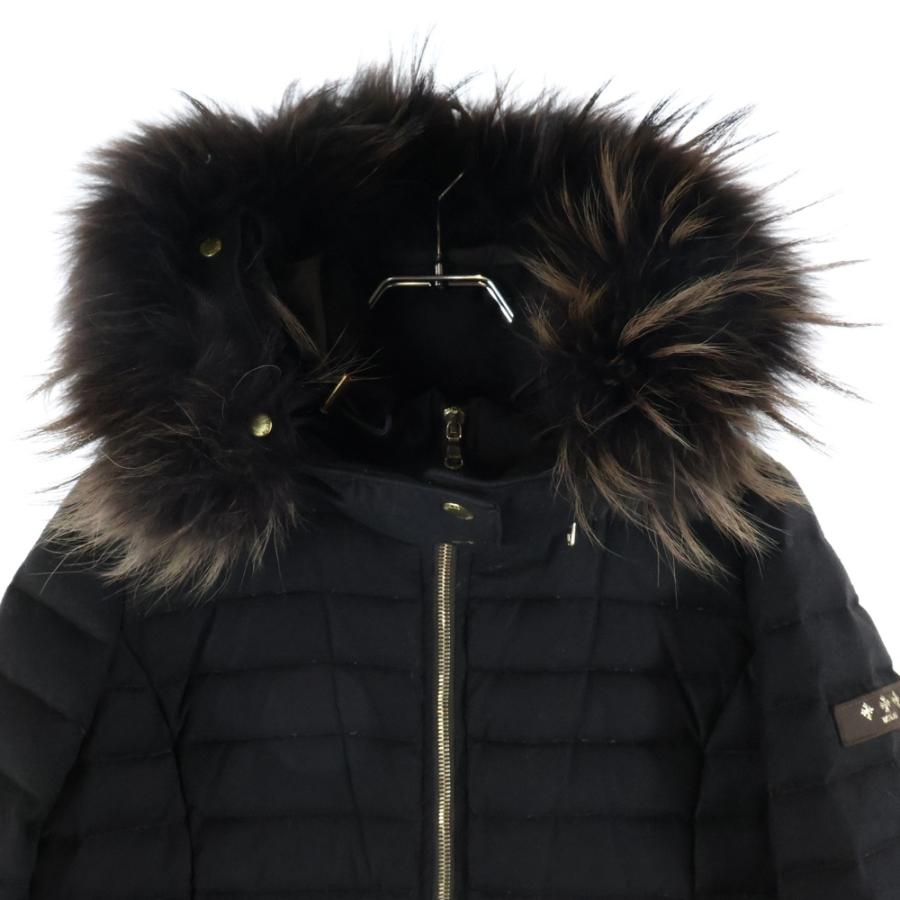 TATRAS（タトラス） Down Coat ロゴワッペン ファーダウンジャケット