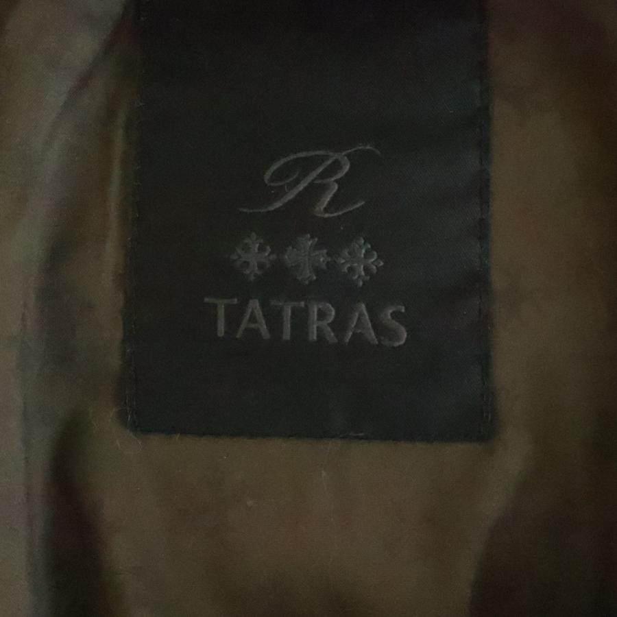 タトラス ライトダウンジャケット リバーシブル リアルファー ロゴワッペン TATRAS（タトラス） Down Coat ロゴワッペン ファーダウンジャケット