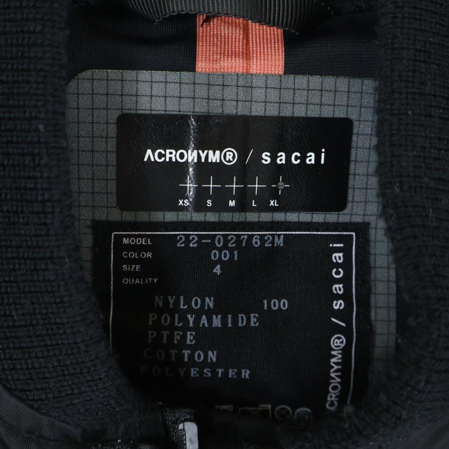 sacaiサカイma-1逸品サイズ3 22SS sacai（サカイ） ジャケット 22SS×ACRONYM MA-1 BOMBER JAKET メンズ