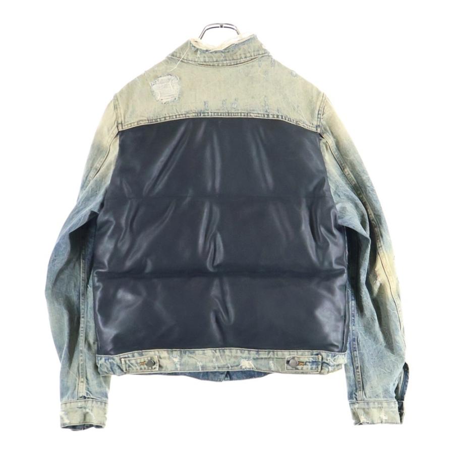 AMIRI（アミリ） Denim Down Jacket ダウン切替 ダメージ加工 デニム