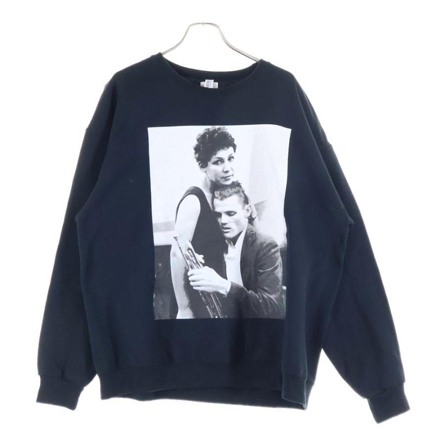 ワコマリア　Chet Baker スウェット ブラック L WACKO MARIA（ワコマリア） CHET BAKER CREW NECK SWEAT SHIRT(TYPE-4