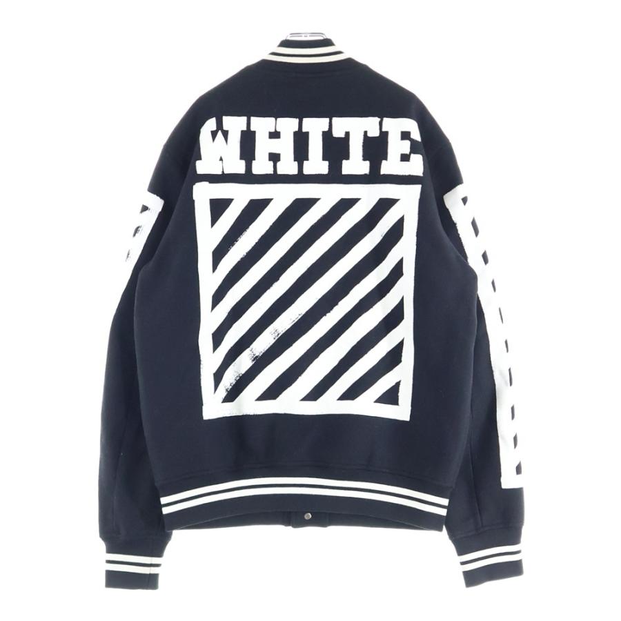 OFF-WHITE オフホワイト 16AW Diag Stadium Jaket スタジャン ブルゾン