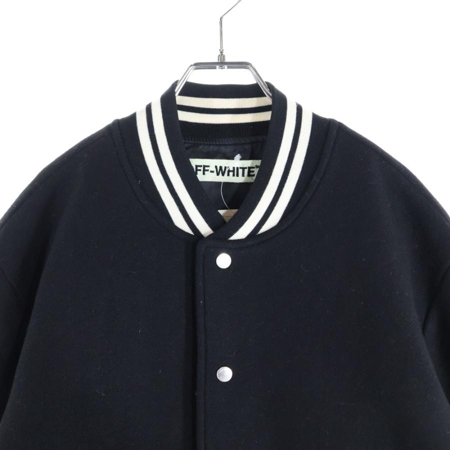 OFF-WHITE オフホワイト 16AW Diag Stadium Jaket スタジャン ブルゾン