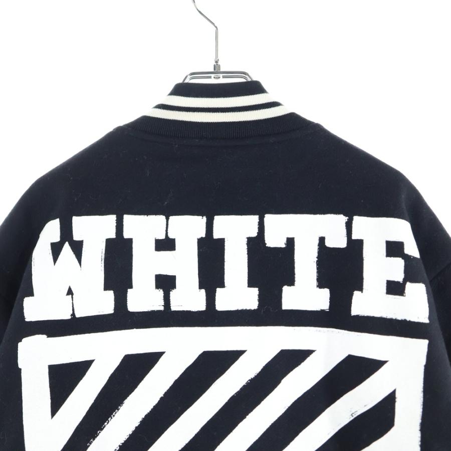 OFF-WHITE オフホワイト 16AW Diag Stadium Jaket スタジャン ブルゾン