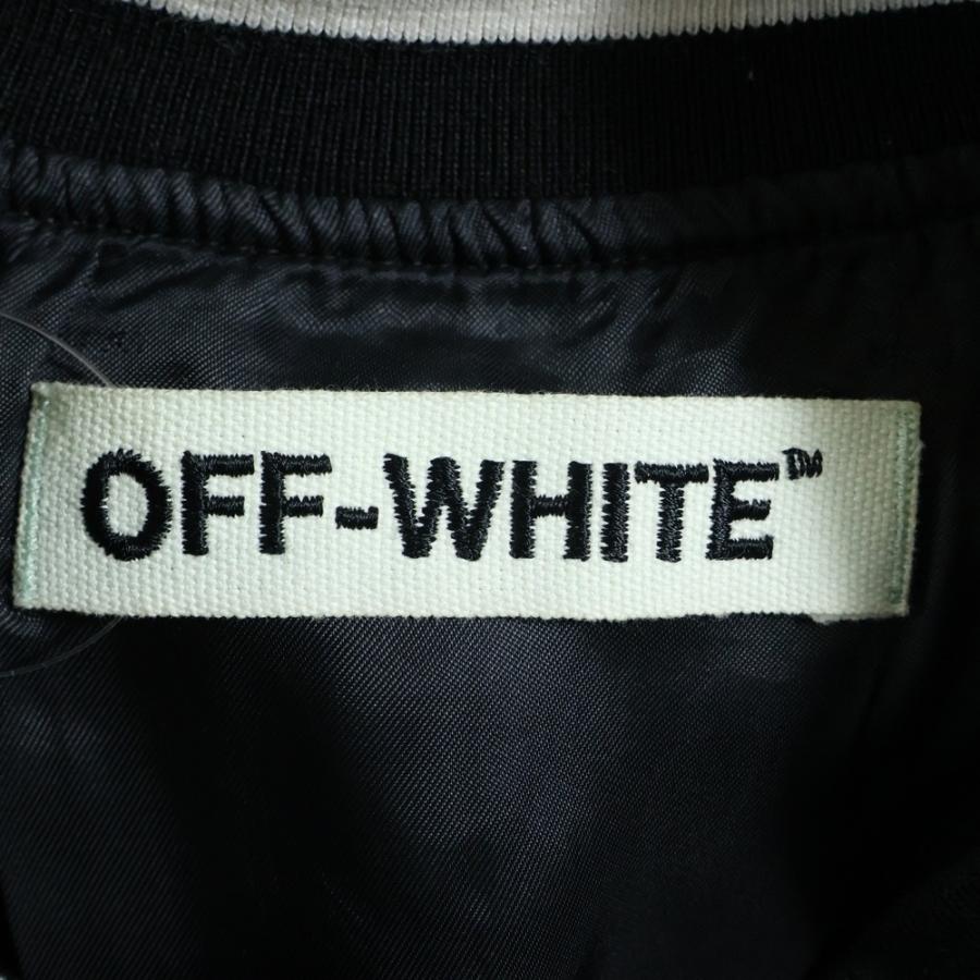 OFF-WHITE オフホワイト 16AW Diag Stadium Jaket スタジャン ブルゾン