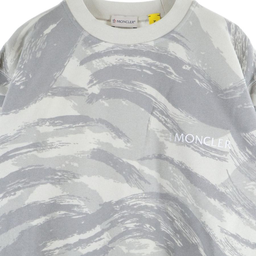 MONCLER HYKE スウェット トレーナー S グレー系迷彩 MONCLER（モンクレール） ×HYKE CAMO SWEAT ハイク カモフラージュ