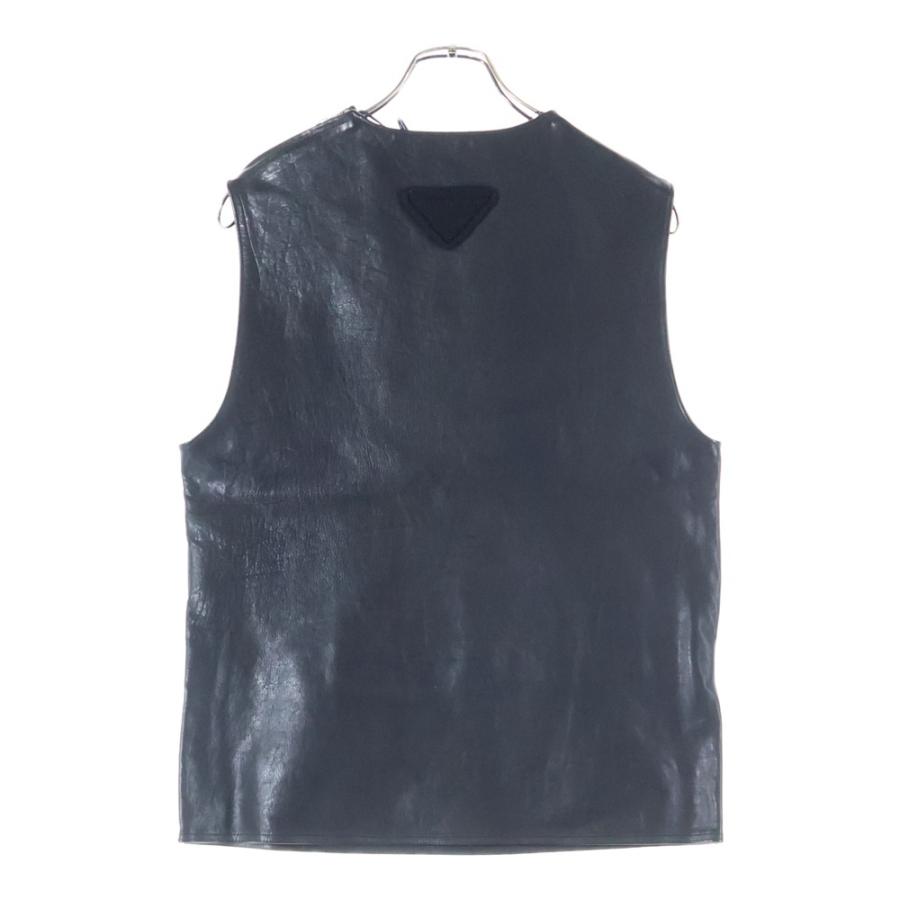 PRADA（プラダ） Pullover Leather Vest ベルテッドレザープルオーバー