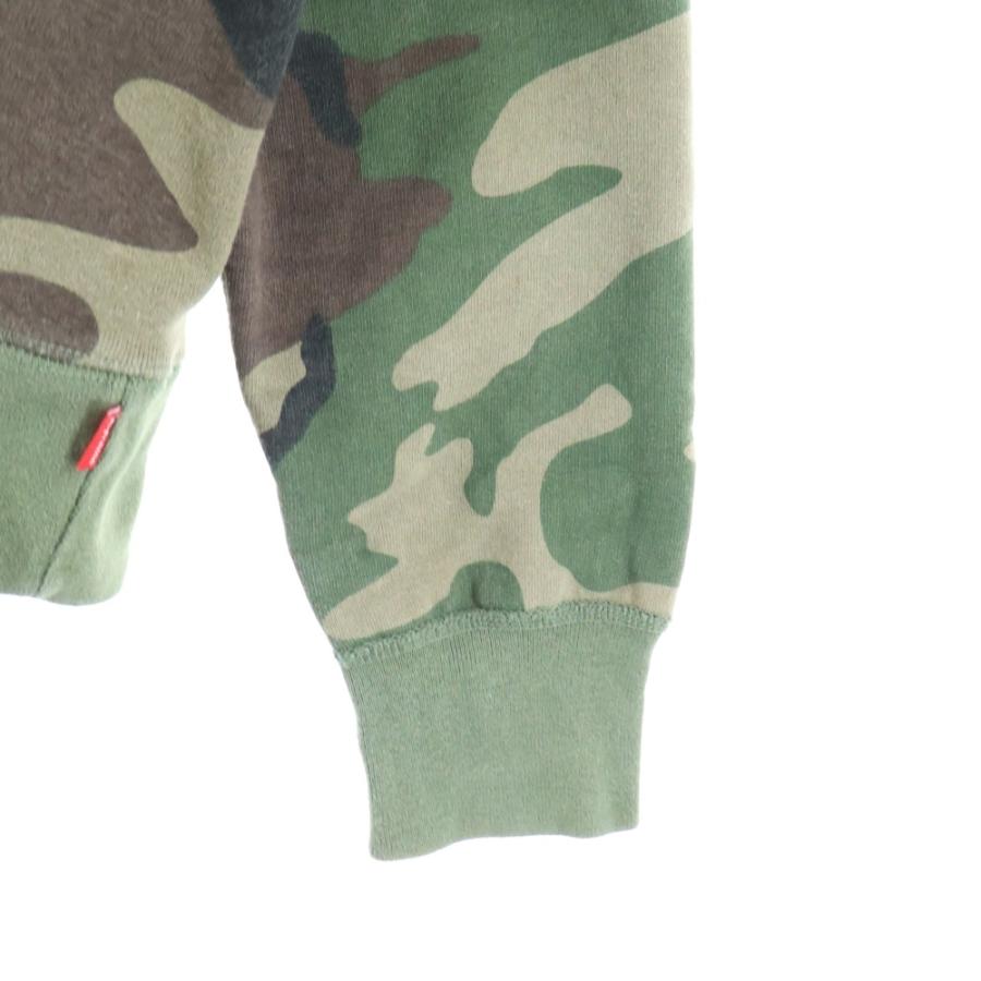 Supreme カモフラージュ　トレーナー　XL supreme シュプリーム スウェット トレーナー M センターロゴ プリント