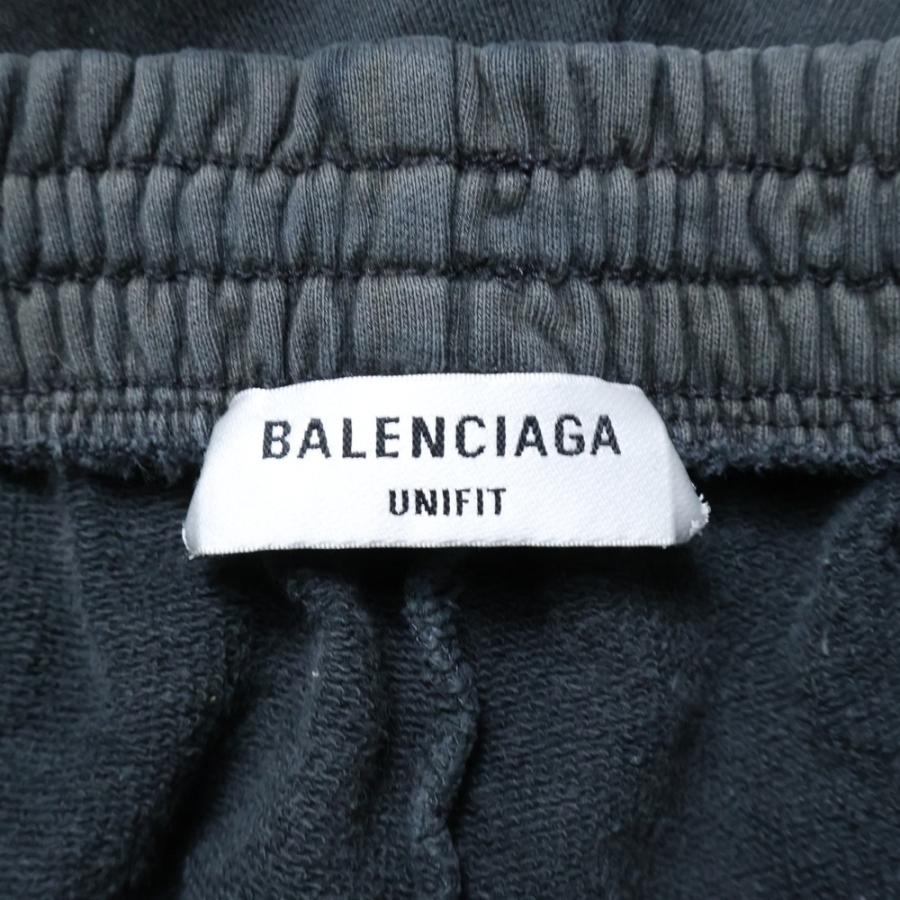 BALENCIAGA（バレンシアガ） BB Paris Icon ロゴ刺繍 スウェットハーフ