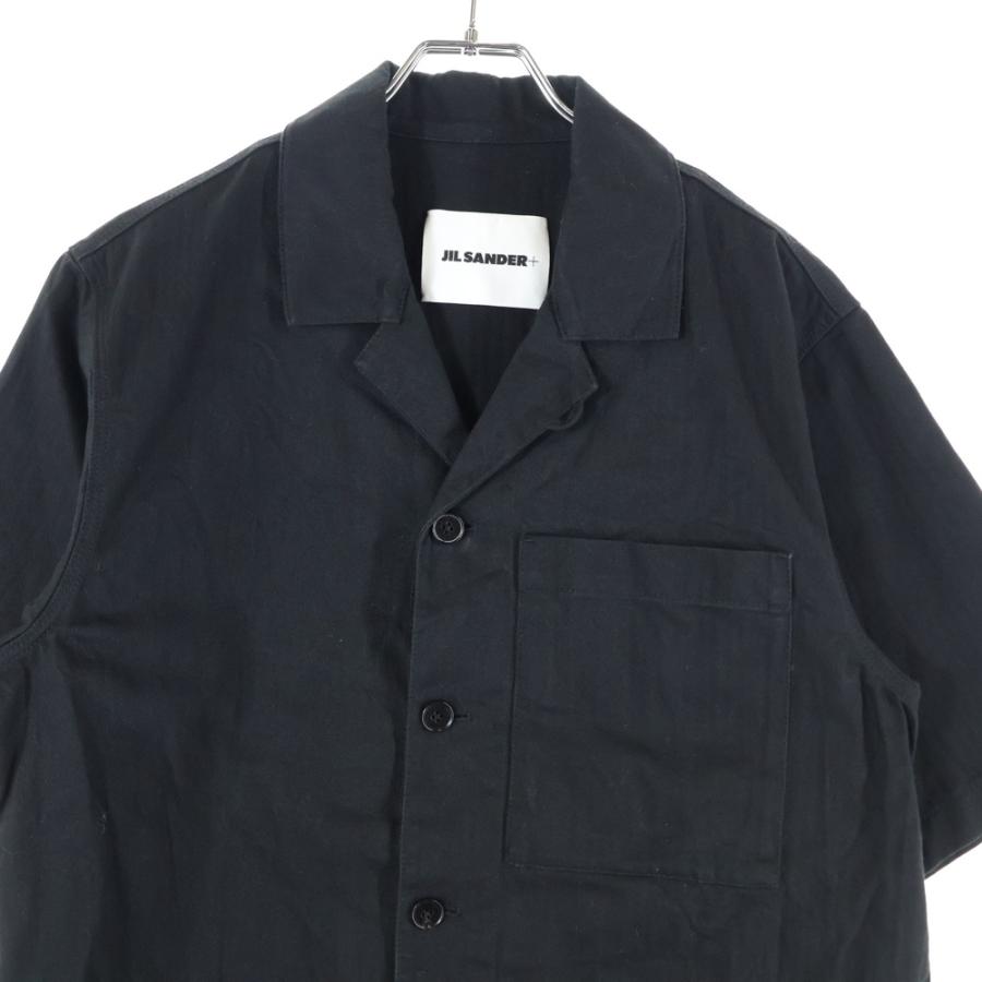 JIL SANDER + ジルサンダープラス Short Sleeve Shirt ヘリンボーン