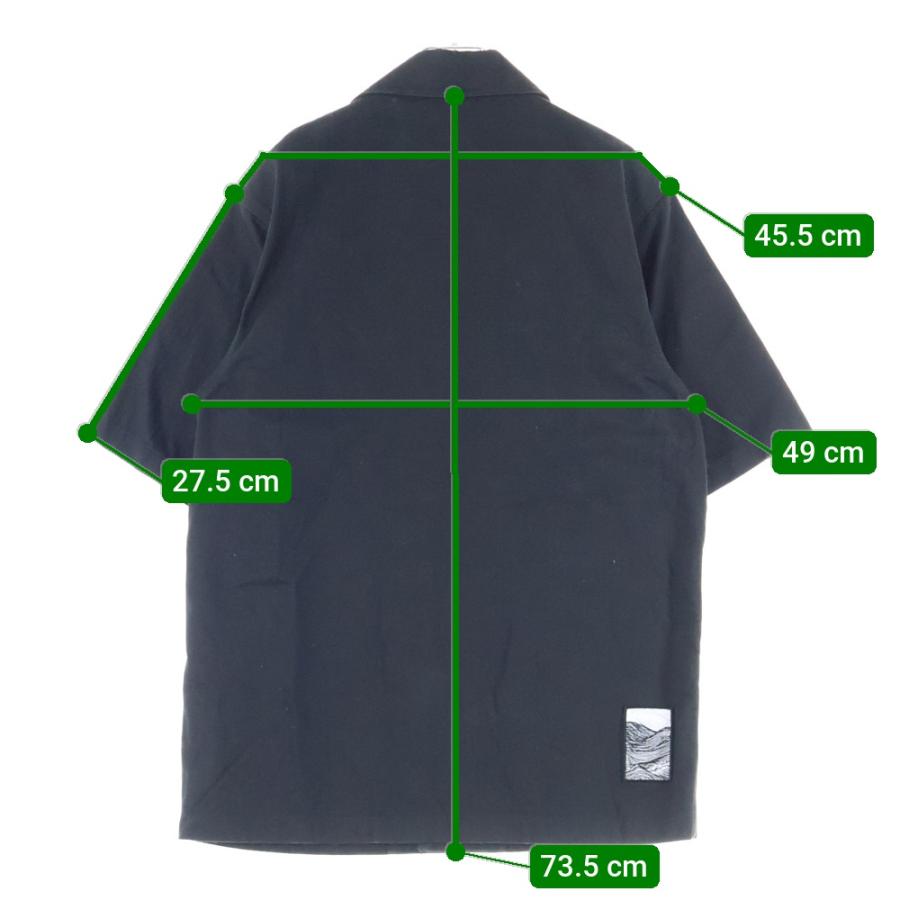 JIL SANDER + ジルサンダープラス Short Sleeve Shirt ヘリンボーン