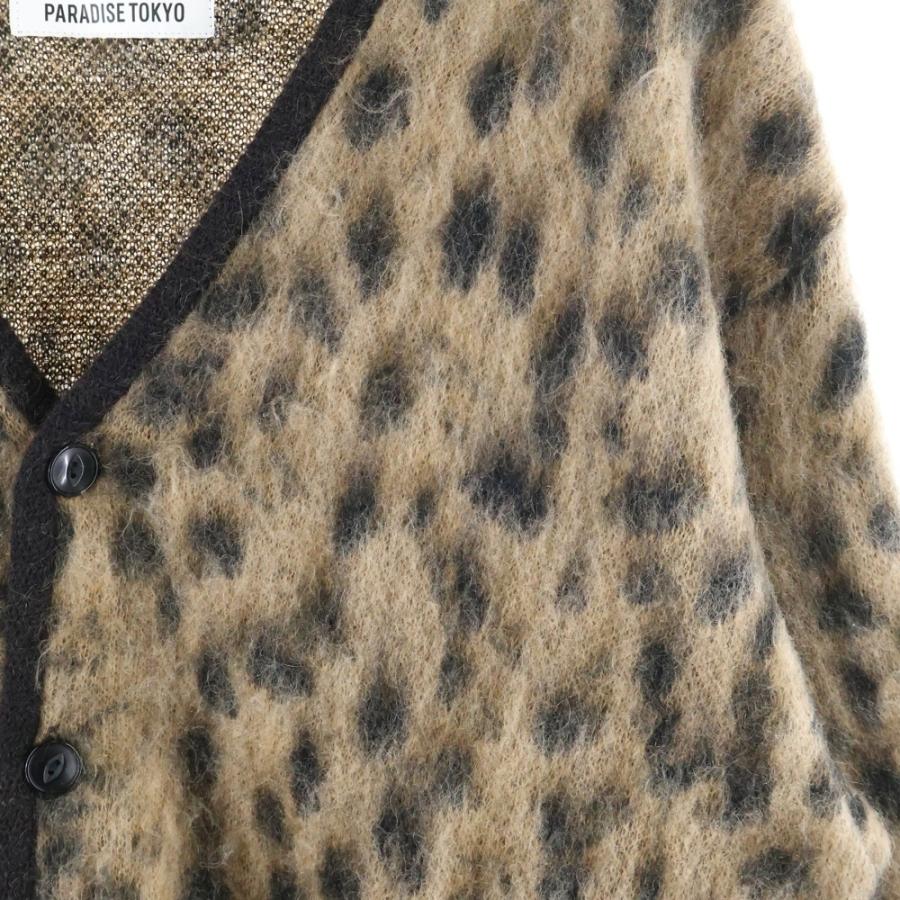 WACKO Maria (ワコマリア) レオパードモヘアカーディガン ブラウン WACKO MARIA (ワコマリア) LEOPARD MOHAIR CARDIGAN (レオパードモヘア