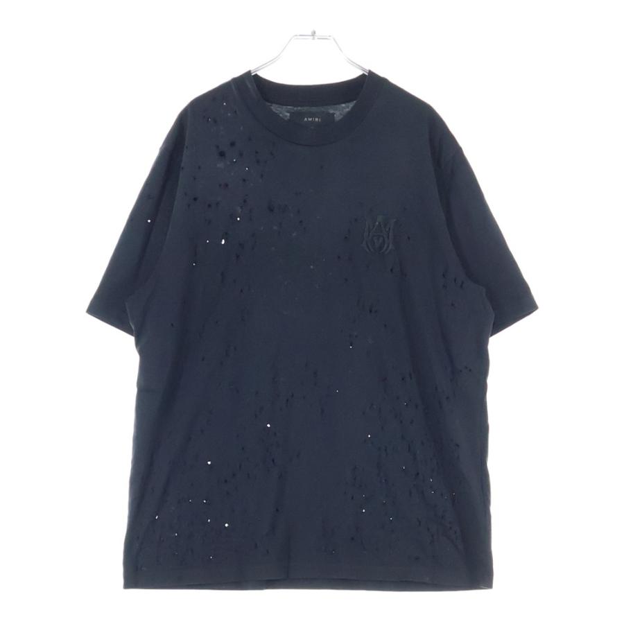 AMIRI（アミリ） MA Shotgun T-Shirt ロゴ刺繍 ショットガン ダメージ