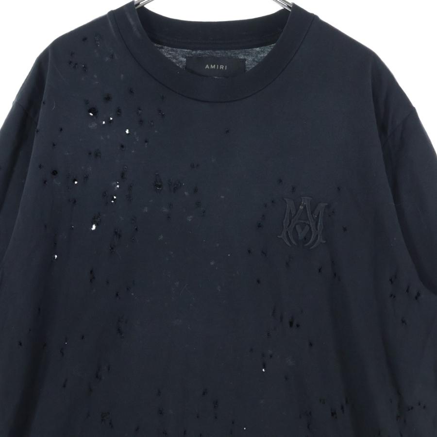 AMIRI（アミリ） MA Shotgun T-Shirt ロゴ刺繍 ショットガン ダメージ 