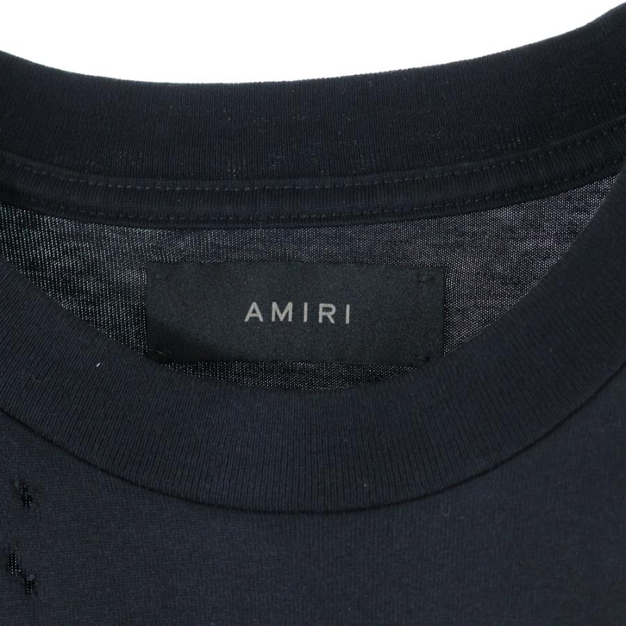 AMIRI（アミリ） MA Shotgun T-Shirt ロゴ刺繍 ショットガン ダメージ 