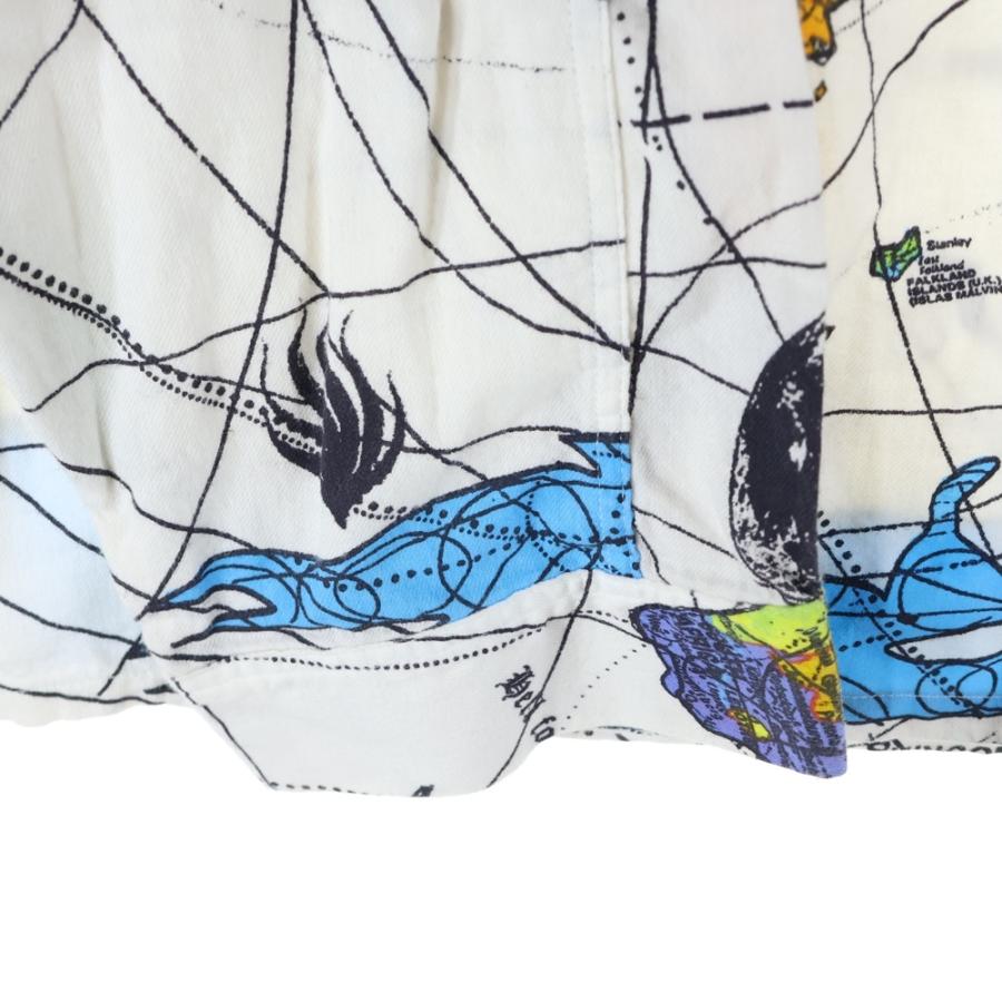 SAINT MICHAEL セントマイケル 23SS ×Dr.Woo DW PAJAMA SH WORLD MAP
