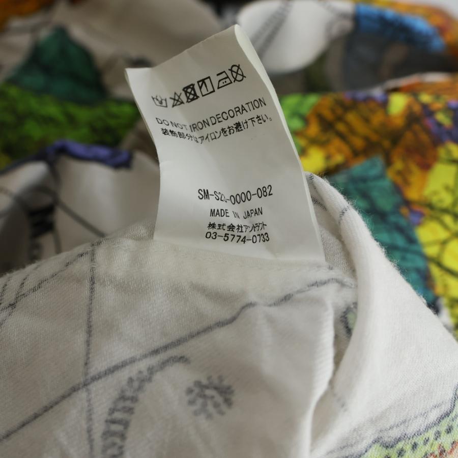 SAINT MICHAEL セントマイケル 23SS ×Dr.Woo DW PAJAMA SH WORLD MAP