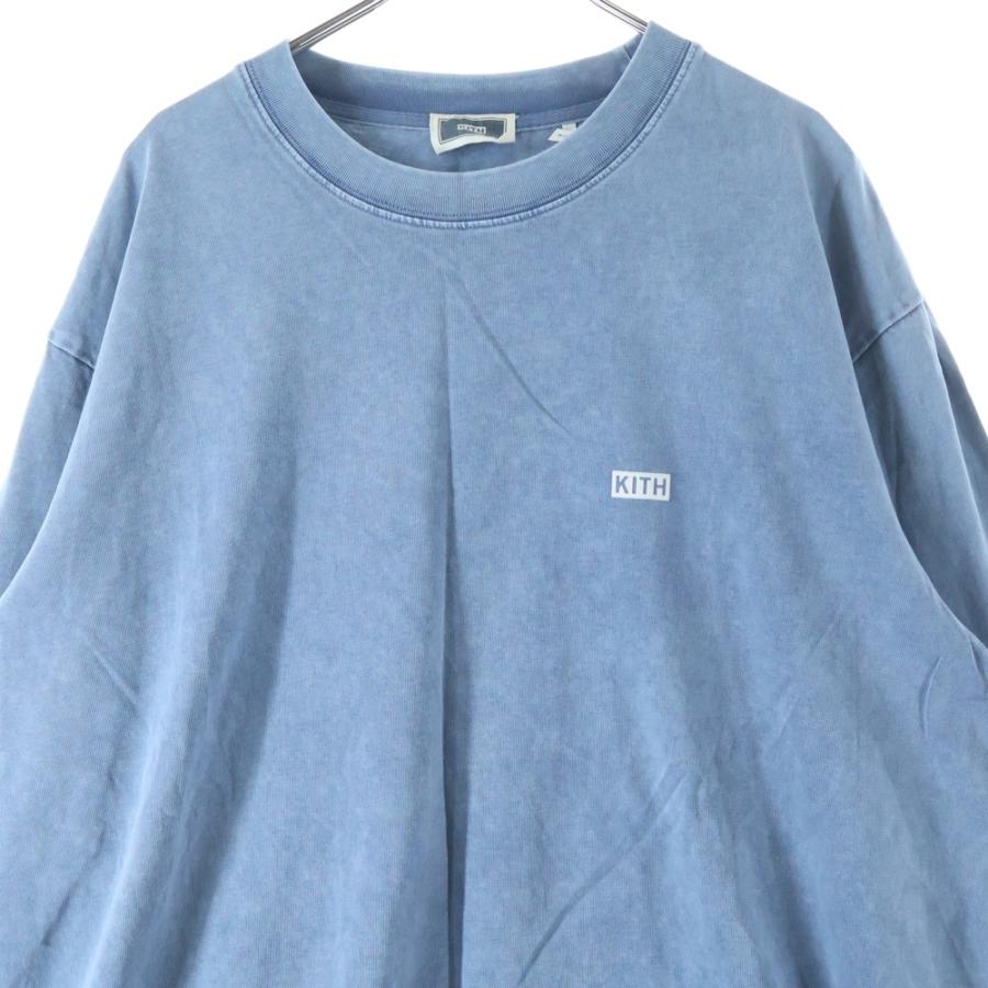 KITH（キス） 20SS LAX Pigment Dyed L/S T-Shirt ロゴプリント