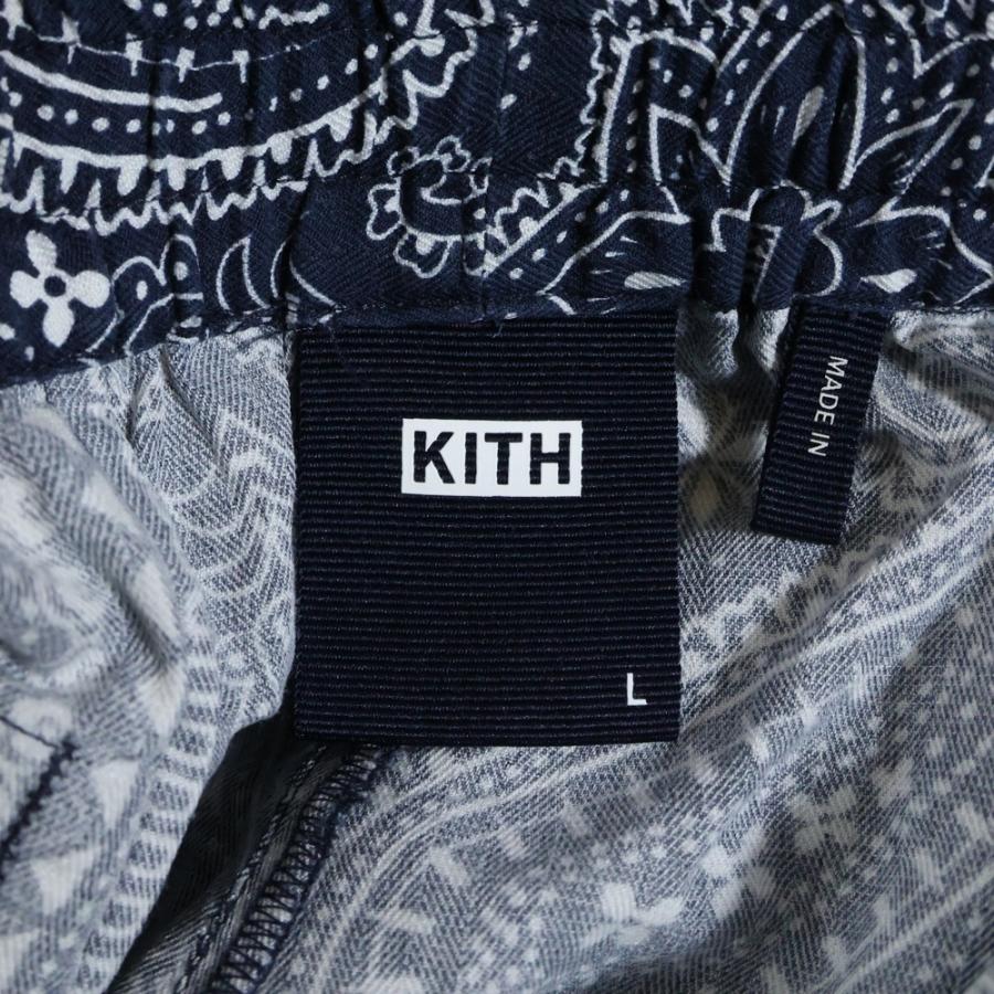 KITH バンダナ ブラック ショートパンツ ペイズリー Sサイズ 商品