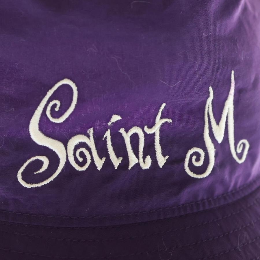SAINT Mxxxxxx セントマイケル 23SS ロゴ刺繡 バケットハット SAINT MICHAEL セントマイケル 23SS BUCKET HAT ロゴ刺繍 ナイロン