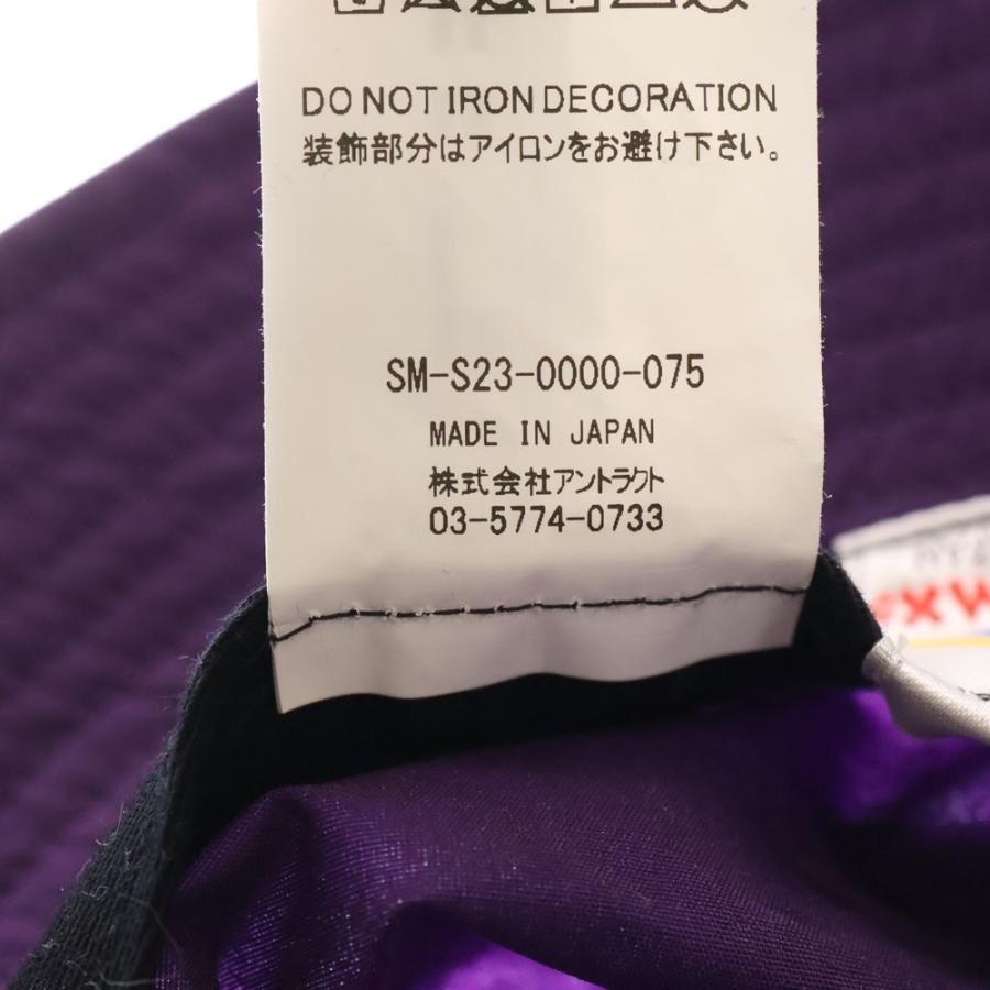 SAINT MICHAEL セントマイケル 23SS BUCKET HAT ロゴ刺繍 ナイロン