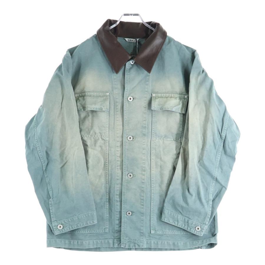 (新品)オーラリー オーガニックコットンダックブルゾン サイズ1 新品)オーラリー オーガニックコットンダックブルゾン サイズ1 AURALEE