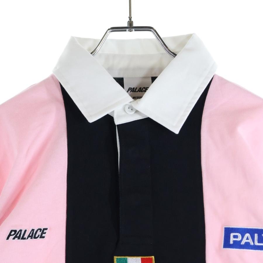 Palace Skateboards パレススケートボーズ Paly Rugby ロゴ刺繍 ラガー
