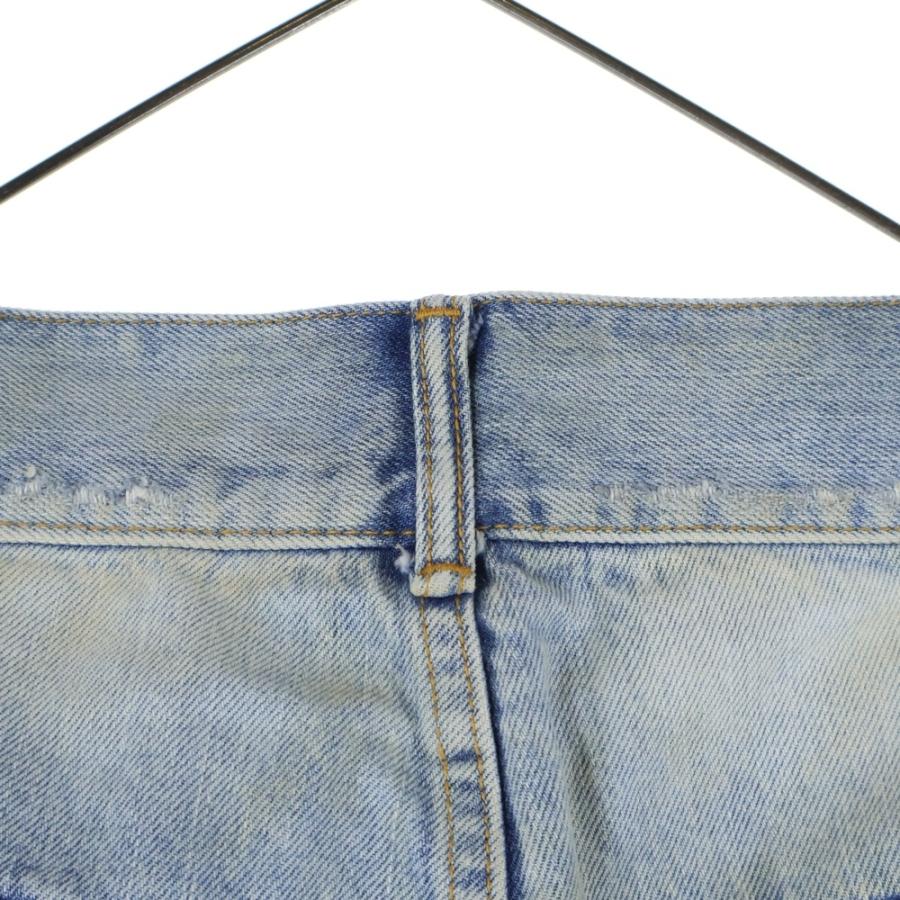 ANCELLM アンセルム DAMAGE SELVEDGE DENIM STRAIGHT 5P PANTS
