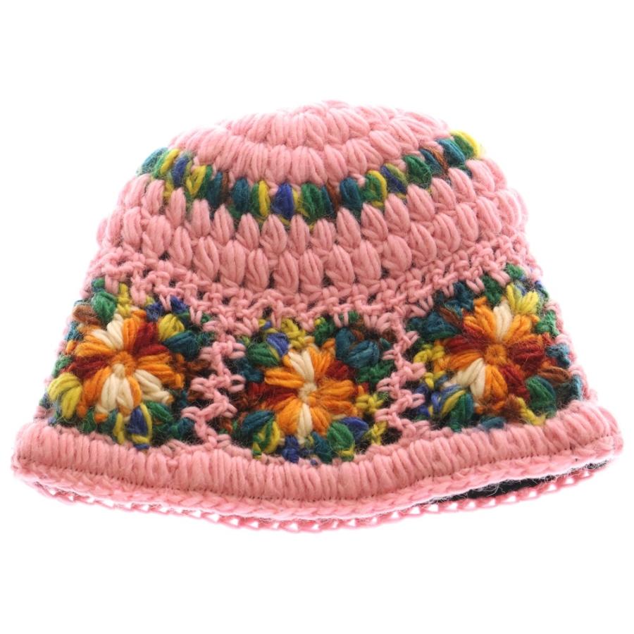supreme ピンク 花柄刺繍 ニット帽 Supreme 花柄刺繍 ニット帽 ピンク - メルカリ
