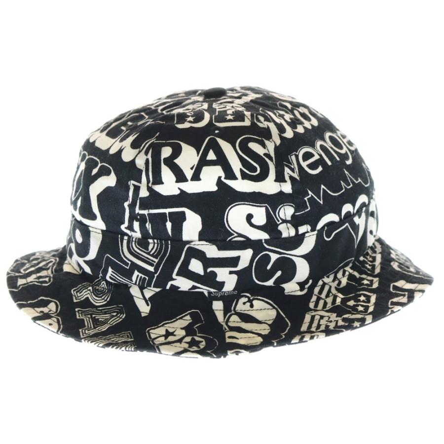 Text Bell Hat  シュプリーム ヒステリック グラマー ★ブラック Supreme（シュプリーム） ×HYSTERIC GLAMOUR Text Bell Hat