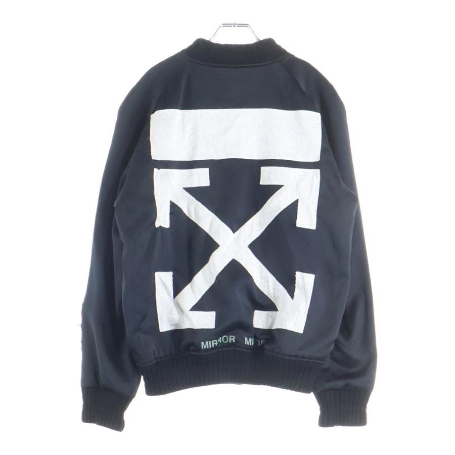 OFF-WHITE オフホワイト 17SS Souvenir Bomber Jacket ロゴ刺繍