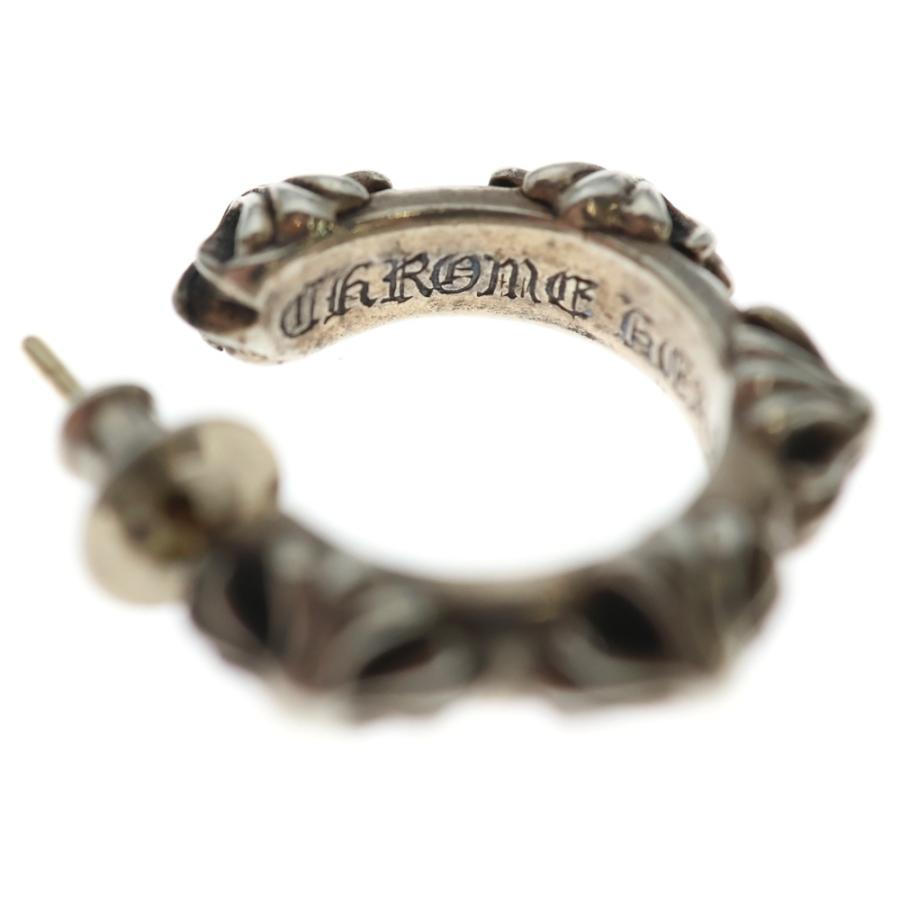 CHROME HEARTS クロスバンド フープ シリコンピアス 黒 両耳用 CHROME HEARTS クロスバンド フープ シリコン ピアス 黒 - メルカリ