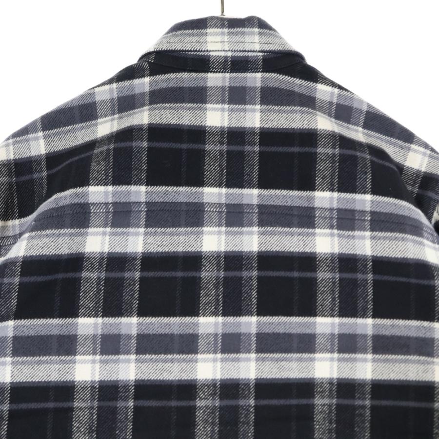 【極美品】クロムハーツウールチェックグレーブラッククロスボールシルバーサイズ33 CHROME HEARTS（クロムハーツ） ウールパンツ ダガー 裾ジップチェック