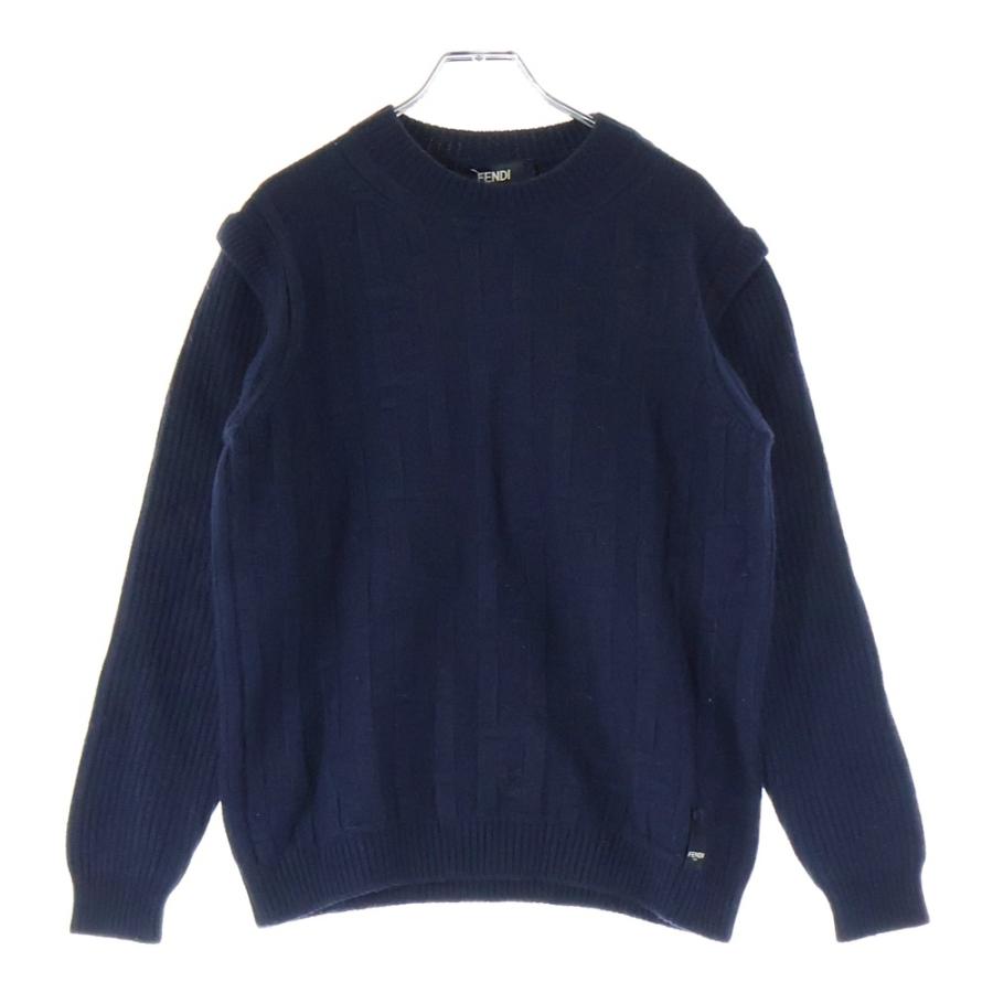 FENDI ニット　ケーブルニット FENDI（フェンディ） Wool Knit Sweater クルーネックウールニット