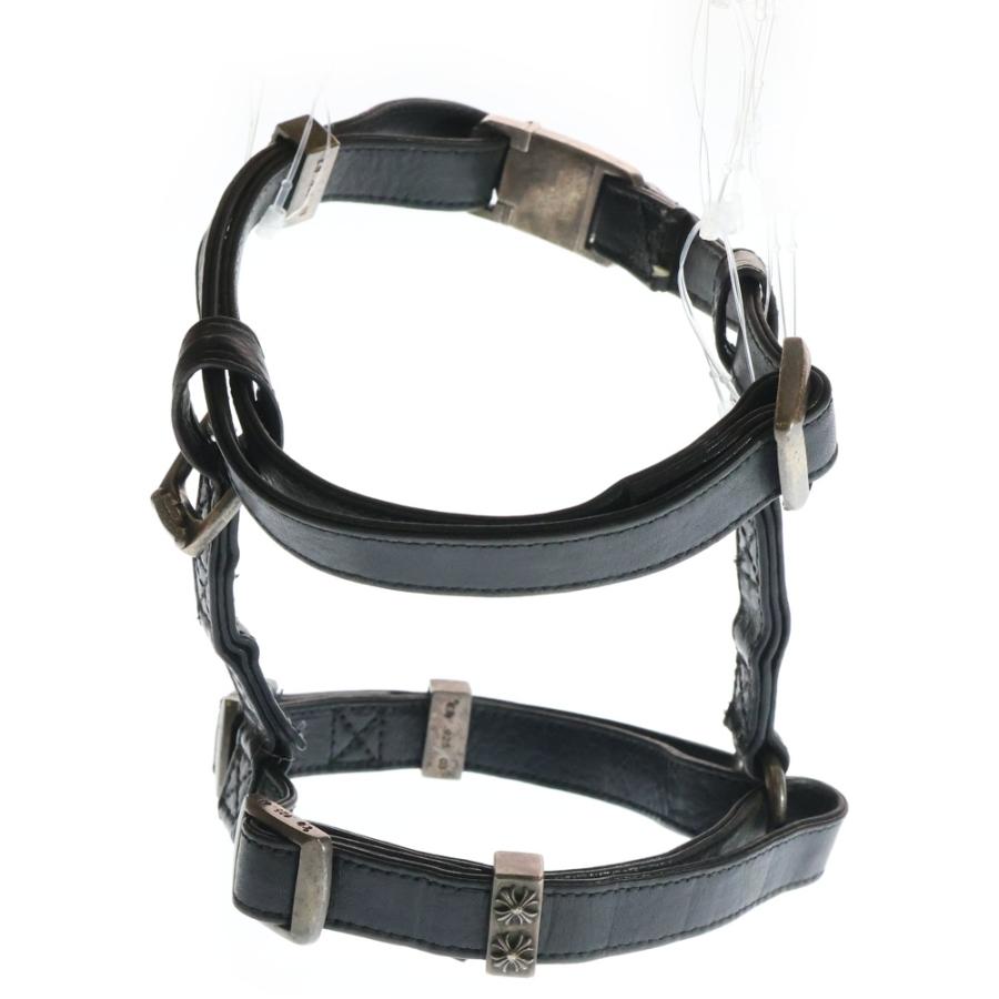 CHROME HEARTS（クロムハーツ） CH PLUS レザー ドッグハーネス 首輪