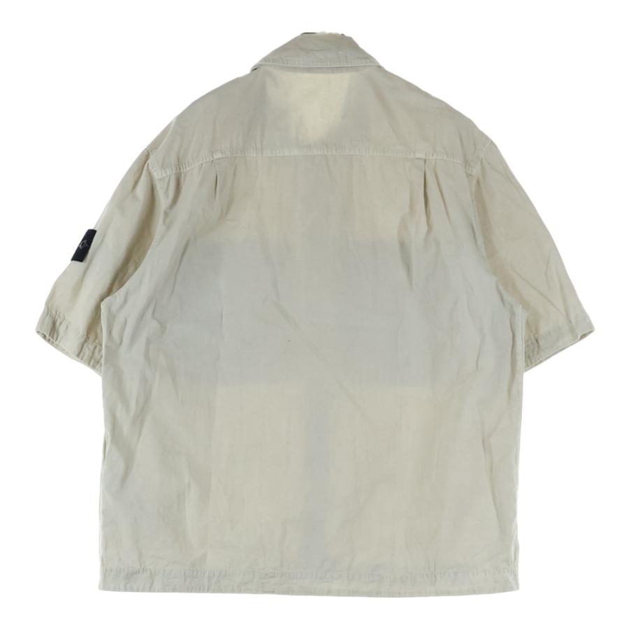 ストーンアイランド ワッペンロゴ入り 半袖ポロシャツ スリム STONE ISLAND ストーンアイランド ロゴ ワッペン ポロシャツ カーキ M