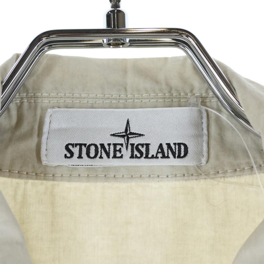 STONE ISLAND（ストーン アイランド） Cotton Canvas Shirt ロゴ