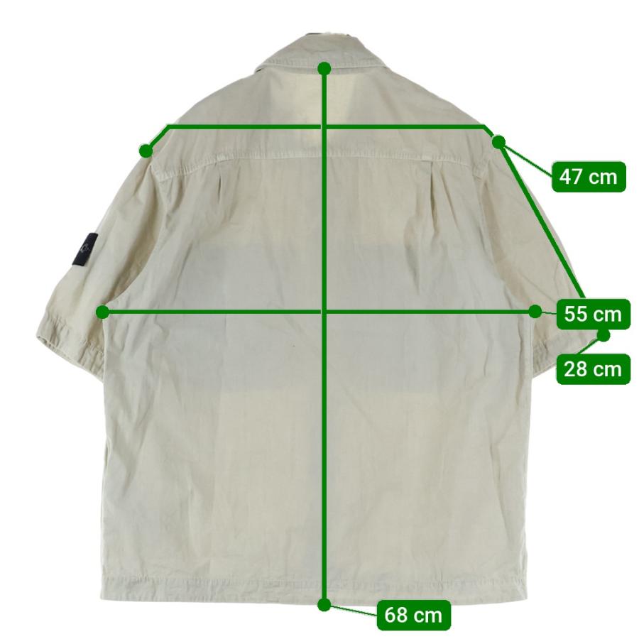 STONE ISLAND（ストーン アイランド） Cotton Canvas Shirt ロゴ