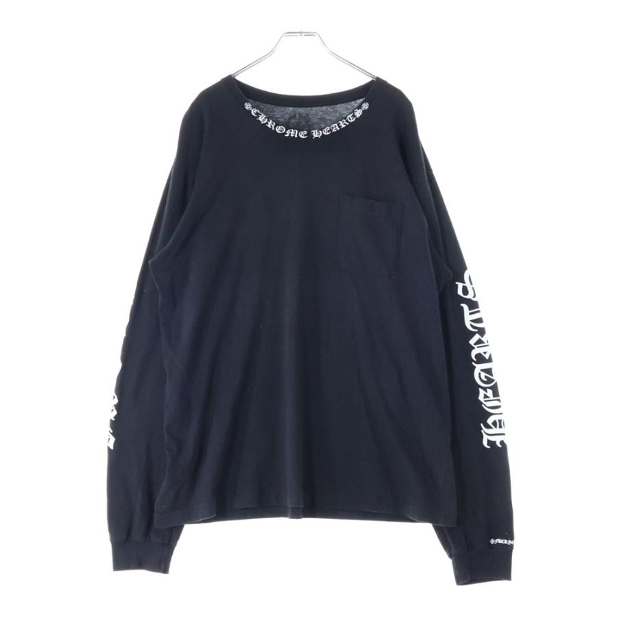 CHROME HEARTS（クロムハーツ） CH L/S T-SHIRT ネックロゴ 長袖T