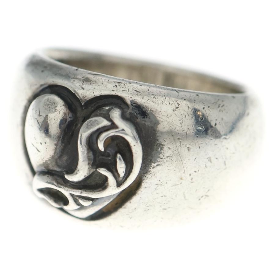 Chrome Hearts クロムハーツ　バングル　レザー　シルバーハート クロムハーツ3ボタン2スナップブレスレットハートボタンブラック