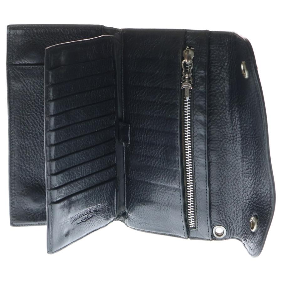CHROME HEARTS（クロムハーツ） WAVE ウェーブ レザーウォレット 財布